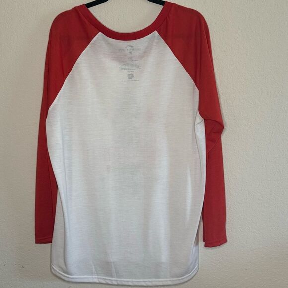 Universal Studios The Grinch This Is My Jolly Face Raglan Tee Shirt Top Size 3XL - Picture 2 of 3